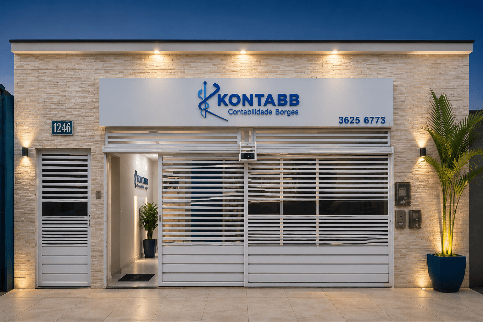 Fachada da Kontabb Contabilidade Borges